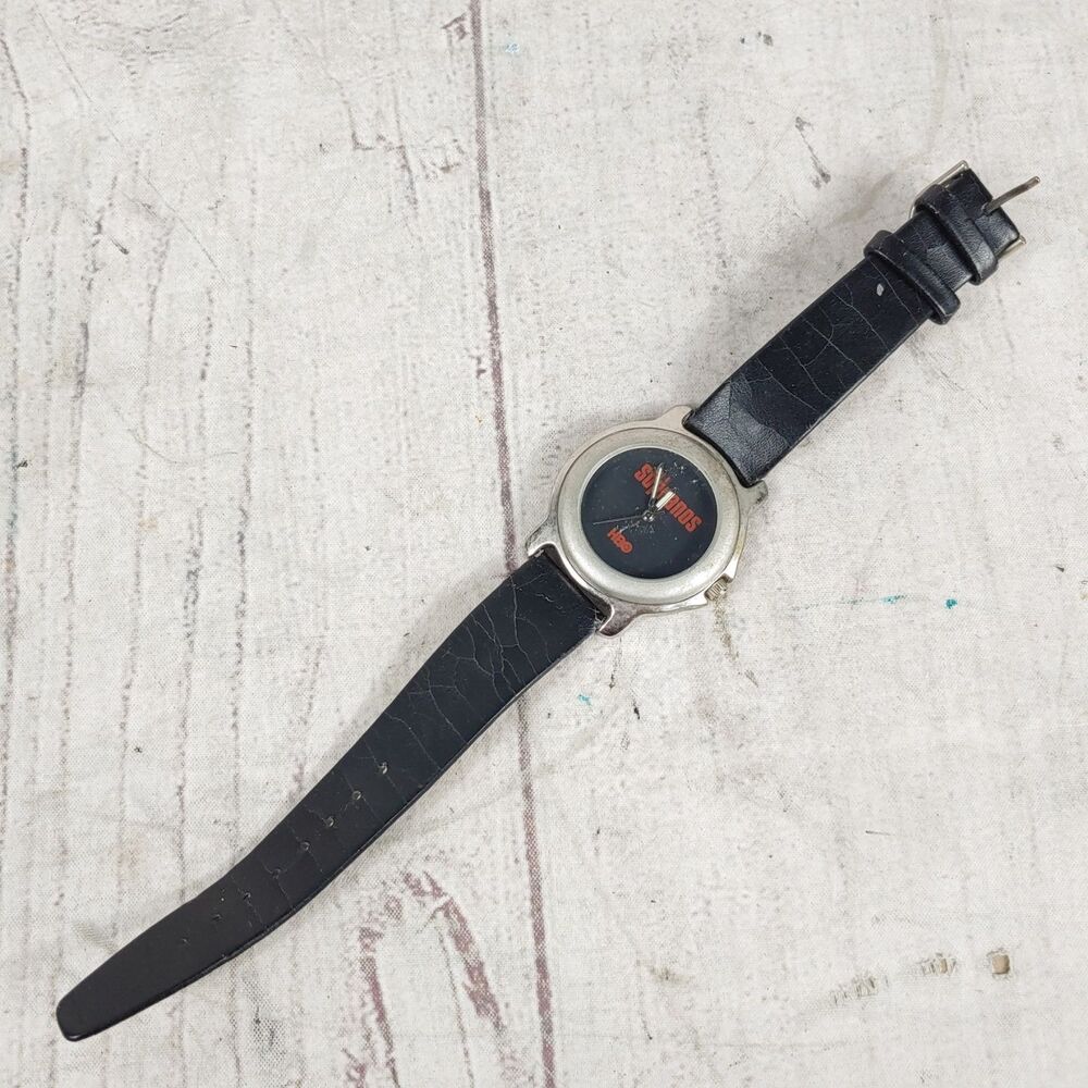 Vintage The Sopranos HBO Promo Sweda Watch - Stainless Steel Quartz PEELING BAND